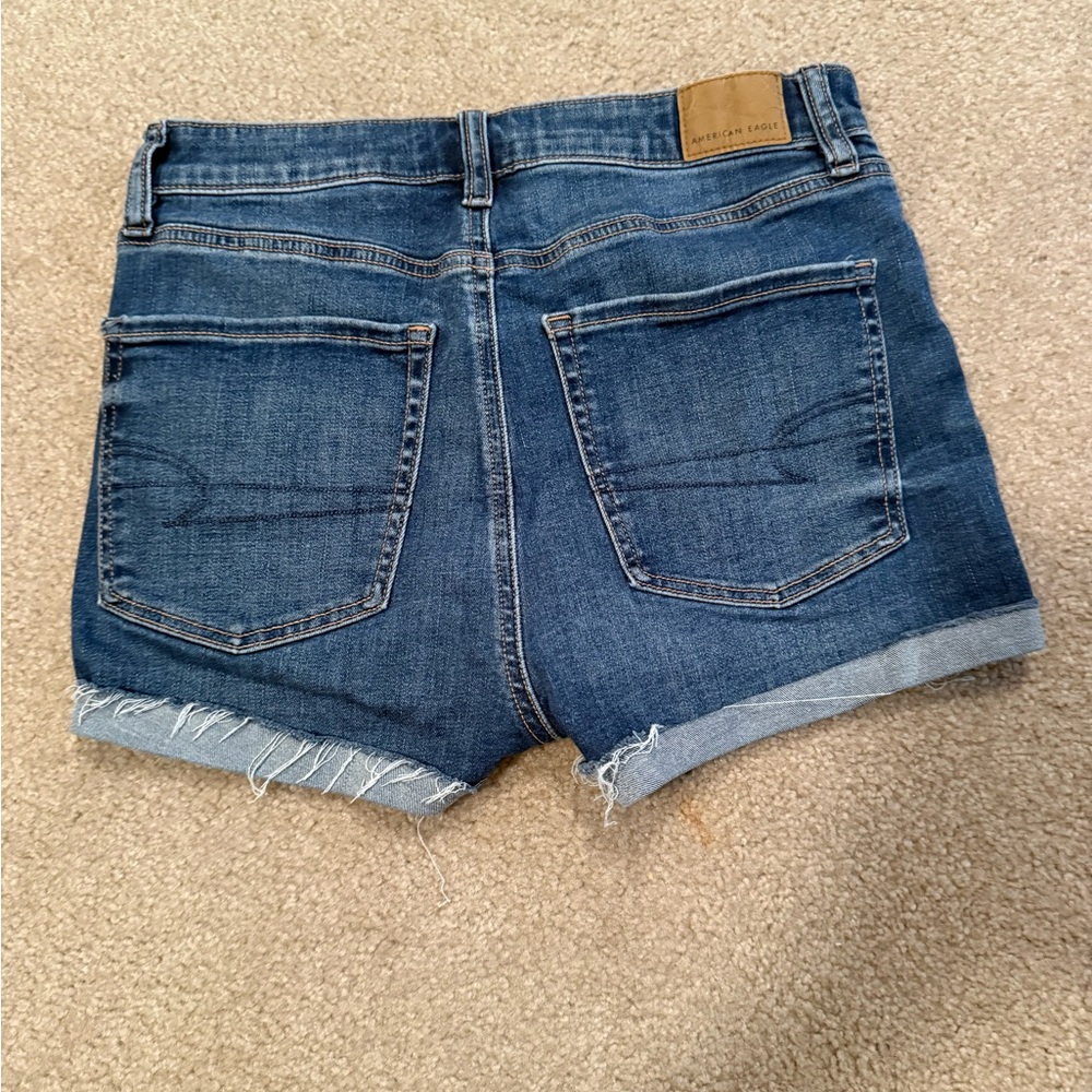 American Eagle Outfitters Dark Blue Jean Shorts